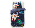 Bettbezug - Space man 2 Blau 140 x 200/220
