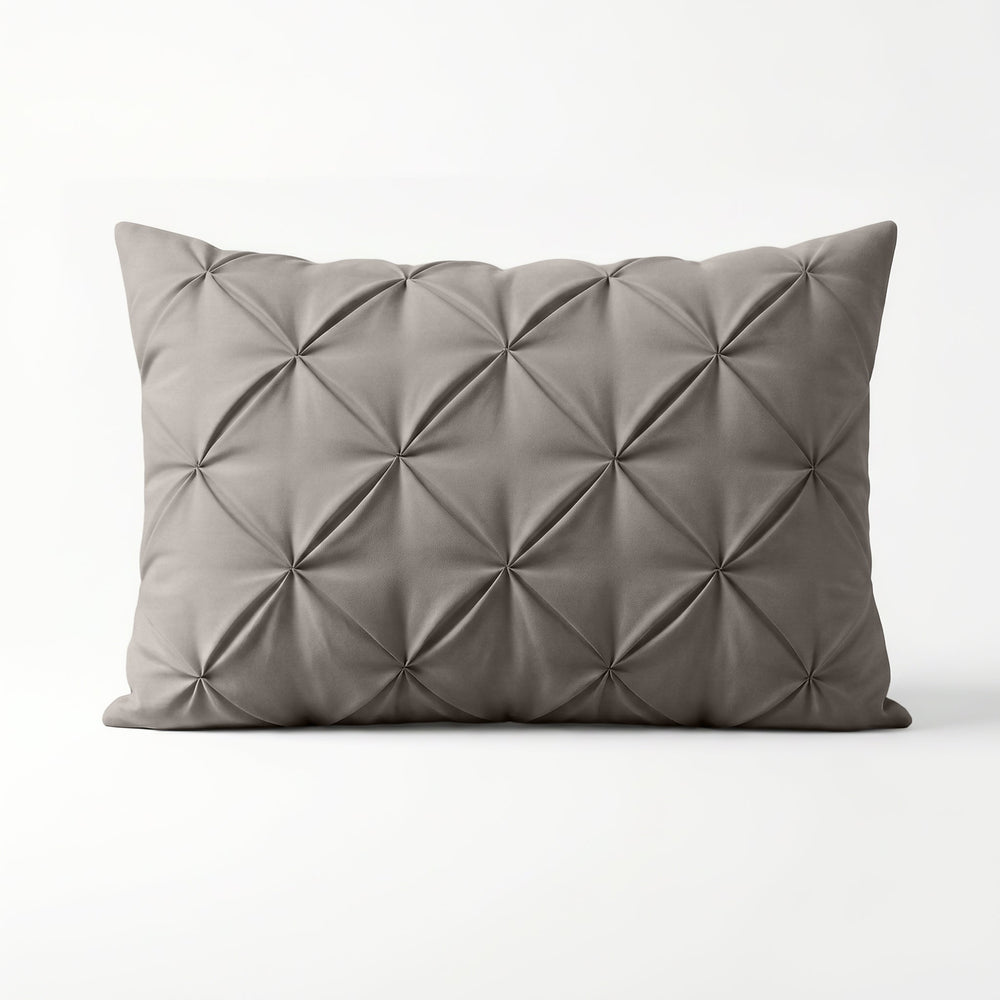Lazy Pintuck Kissenbezüge 2Pack Taupe/Grau 60 x 70