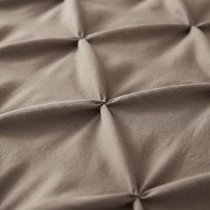 Lazy Pintuck Kissenbezüge 2Pack Taupe 60 x 70