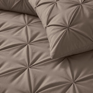 Lazy Pintuck Kissenbezüge 2Pack Taupe 60 x 70