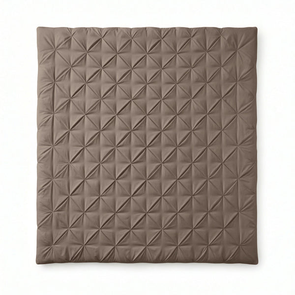 Bettdecke Ohne Bezug - Lazy Bettdecke Pintuck Taupe