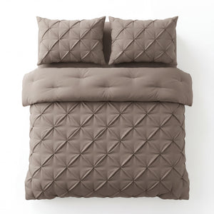 Bettdecke Ohne Bezug - Lazy Bettdecke Pintuck Taupe