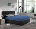 Dubbel Jersey 220 gr. Spannbettlaken Blau