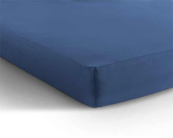 Dubbel Jersey 220 gr. Spannbettlaken Blau