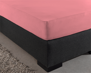 Dubbel Jersey 220 gr. Spannbettlaken Rosa