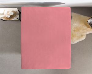 Enkel Jersey 135 gr. Spannbettlaken Rosa