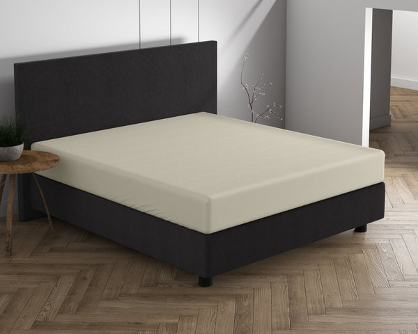 Dubbel Jersey 220 gr. Spannbettlaken Creme