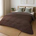 Bettdecke Ohne Bezug - Lileo EasyDekbed™ Tufted Waves – Braun