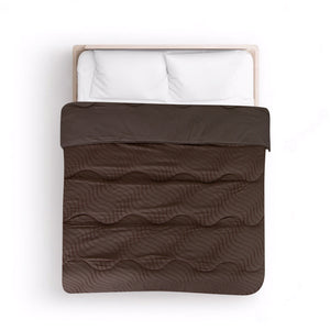 Bettdecke Ohne Bezug - Lileo EasyDekbed™ Tufted Waves – Braun
