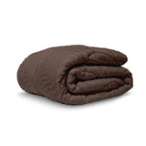 Bettdecke Ohne Bezug - Lileo EasyDekbed™ Tufted Waves – Braun