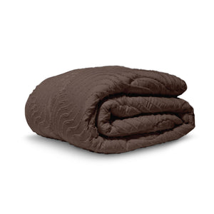Bettdecke Ohne Bezug - Lileo EasyDekbed™ Tufted Waves – Braun