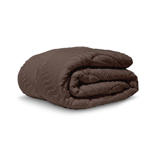 Bettdecke Ohne Bezug - Lileo EasyDekbed™ Tufted Waves – Braun