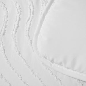 Bettdecke Ohne Bezug - Lileo EasyDekbed™ Tufted Waves – Weiß