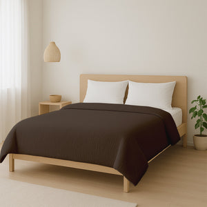 Bettdecke Ohne Bezug - Lileo EasyBed™ Musselin – Chocolate