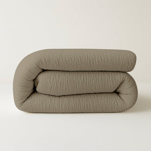 Bettdecke Ohne Bezug - Lileo EasyBed™ Musselin – Taupe
