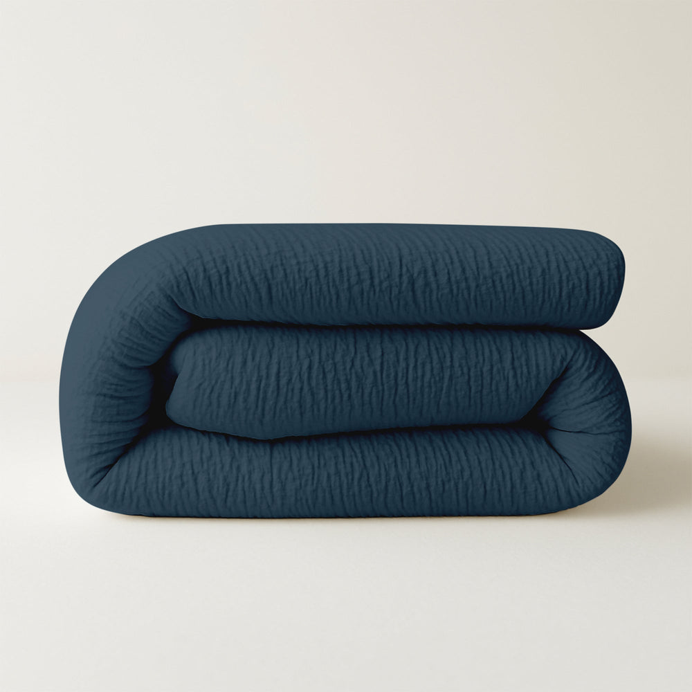 Bettdecke Ohne Bezug - Lileo EasyBed™ Musselin- Petrol