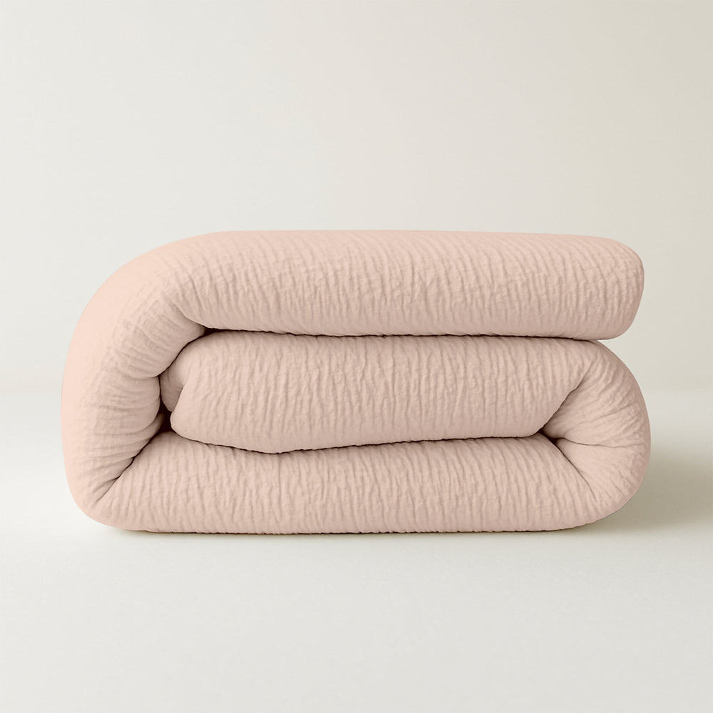 Bettdecke Ohne Bezug - Lileo EasyBed™ Musselin – Zachtroze