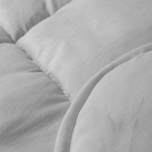 Bettdecke Ohne Bezug - Lileo EasyBed™ Vintage Basic – Silver Grey