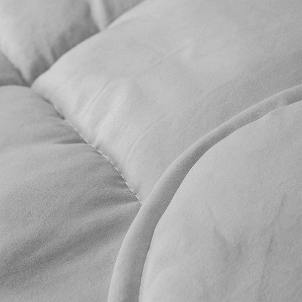 Bettdecke Ohne Bezug - Lileo EasyBed™ Vintage Basic – Silver Grey