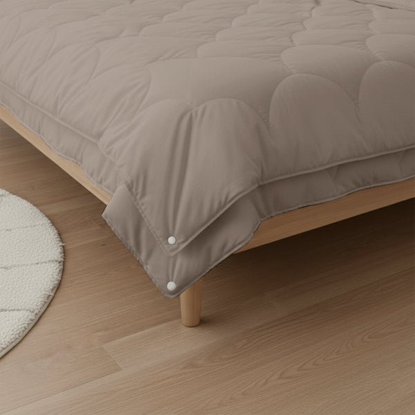 Bettdecke Ohne Bezug - Eazzzy 4 Saison Bettdecke - Taupe