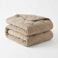 Bettdecke Ohne Bezug - Chenille Velvet Emboss - Taupe