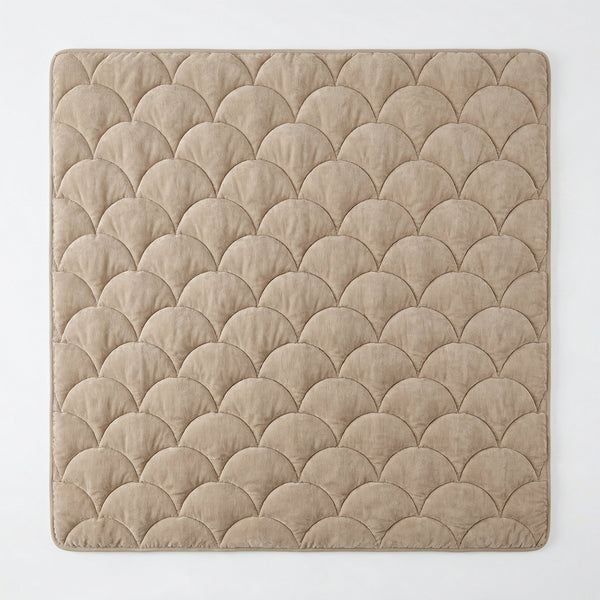 Bettdecke Ohne Bezug - Chenille Velvet Emboss - Taupe
