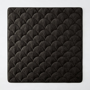 Bettdecke Ohne Bezug - Chenille Velvet Emboss - Schwarz