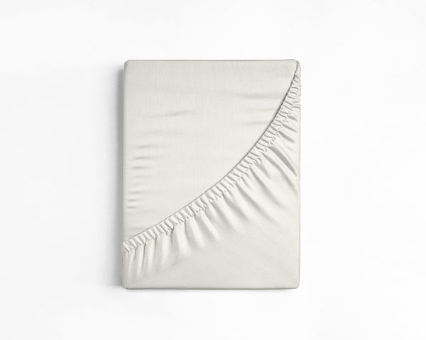 Baumwolle Topper Spannbettlaken Creme