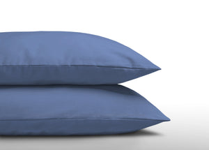 Baumwoll 2-in-1 Kissenbezüge Blau