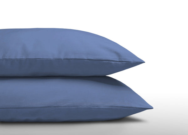 Baumwoll 2-in-1 Kissenbezüge Blau