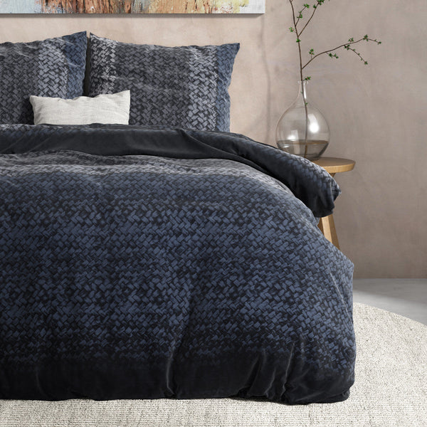 Flanel Gradient Knits Blau