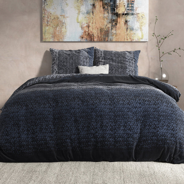Flanel Gradient Knits Blau