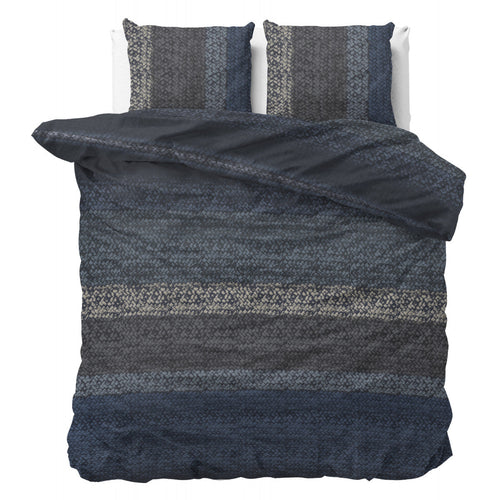 Flanel Gradient Knits Blau