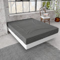 Flanell Premium Spannbettlaken Anthrazit