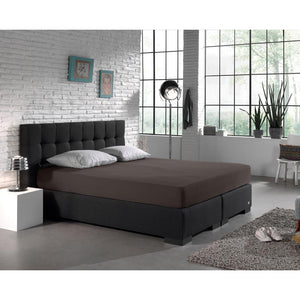 Dubbel Jersey 220 gr. Spannbettlaken Deep Taupe