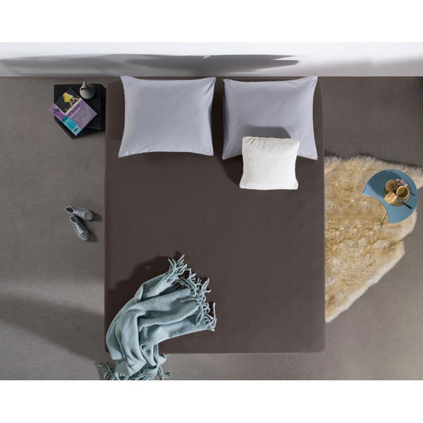 Dubbel Jersey 220 gr. Spannbettlaken Deep Taupe