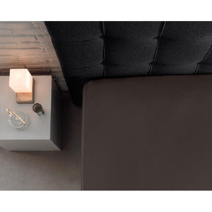 Dubbel Jersey 220 gr. Spannbettlaken Deep Taupe