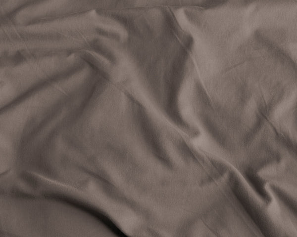 Satin 2-in-1 Kissenbezüge Taupe