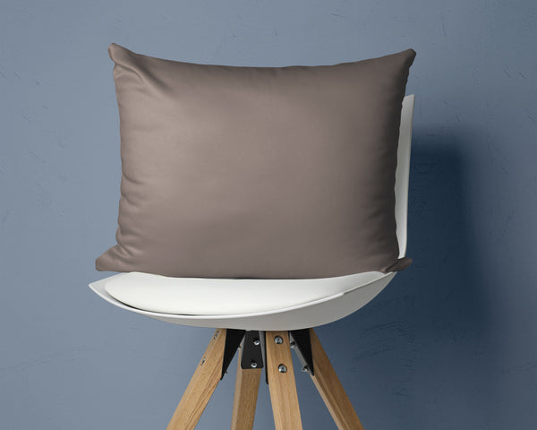 Satin 2-in-1 Kissenbezüge Taupe