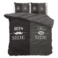 Bettbezug - His and Her side  Schwarz