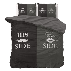 His and Her side  Schwarz