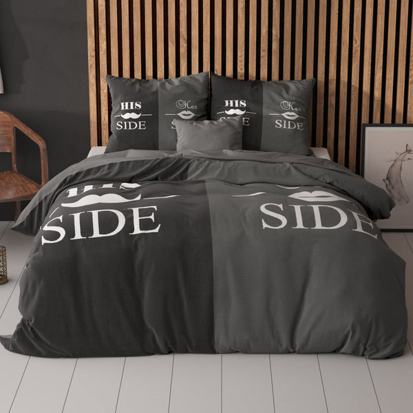 His and Her side  Schwarz