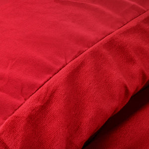 Velvet Uni Dekbedovertrek Rot