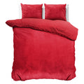 Bettbezug - Velvet Uni Bettbezug Rot