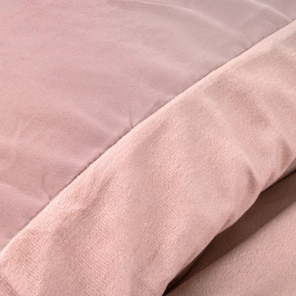 Velvet Uni Dekbedovertrek Rosa