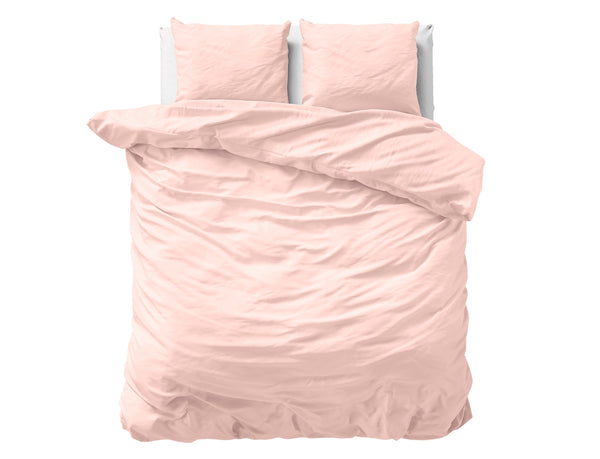 Bettbezug - Uni Satin Rosa
