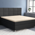 Topper Satin Spannbettlaken Creme