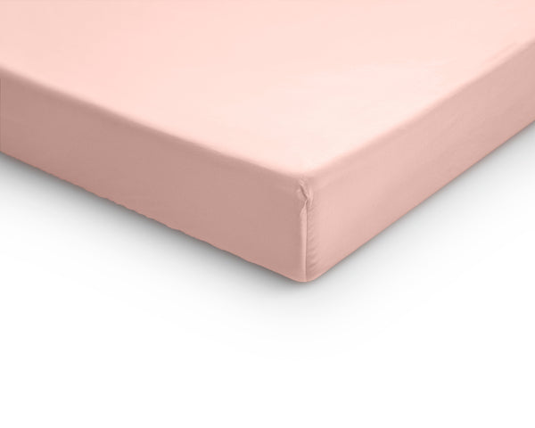 Topper Satin Spannbettlaken Rosa