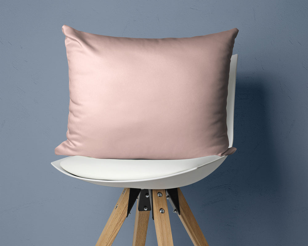 Satin 2-in-1 Kissenbezüge Rosa