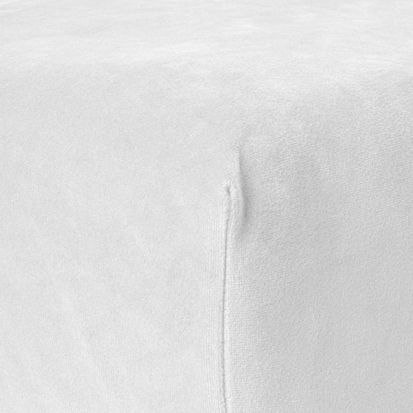 Velvet Hoeslaken Weiß